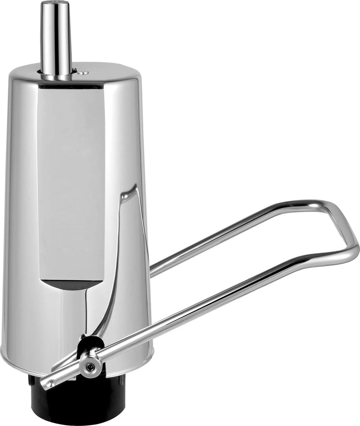 Hydraulické čerpadlo kaderníckeho kresla, výškovo nastaviteľné, nosnosť 200 kg, strieborná, strieborná