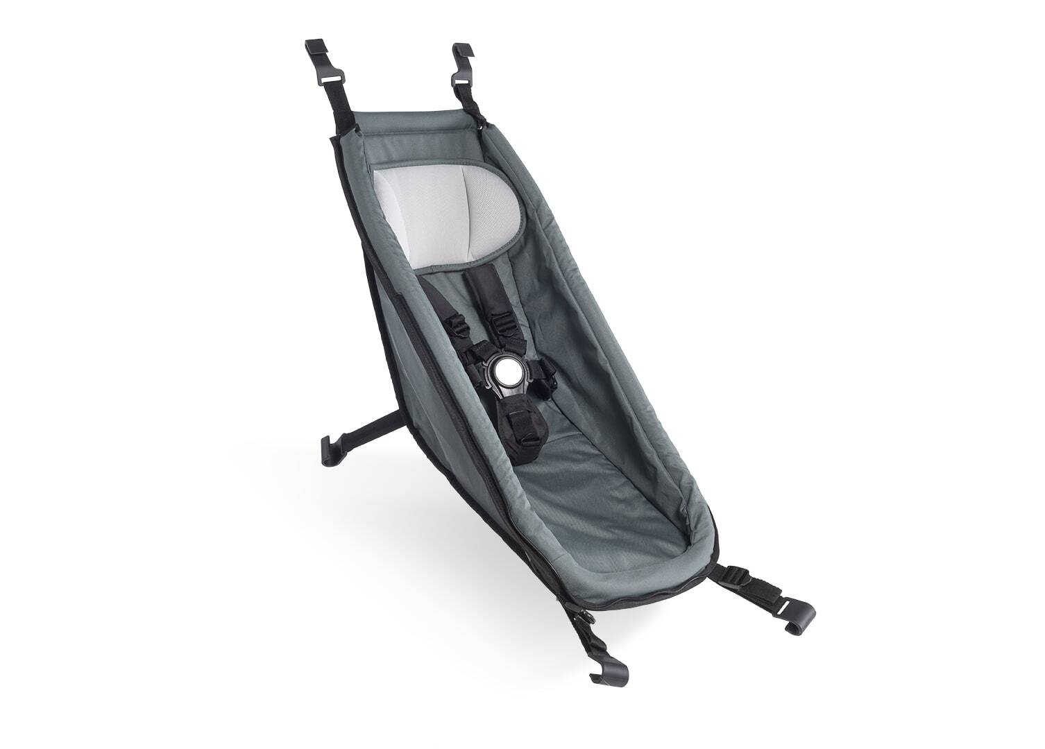 Croozer 122000120, Fahrradanhänger-Babysitz, Blau, Graphit