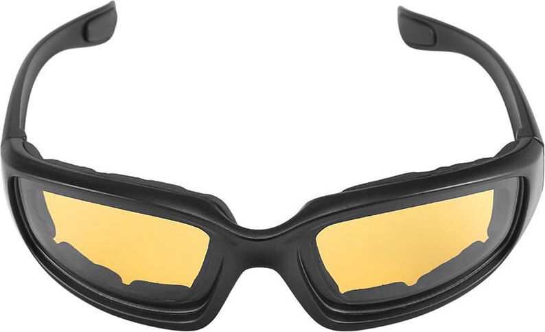 Stuttg Motorradbrille Outdoor Sports Anti-UV Windproof Dustproof Eyeglasses Brille Gelb 1324486