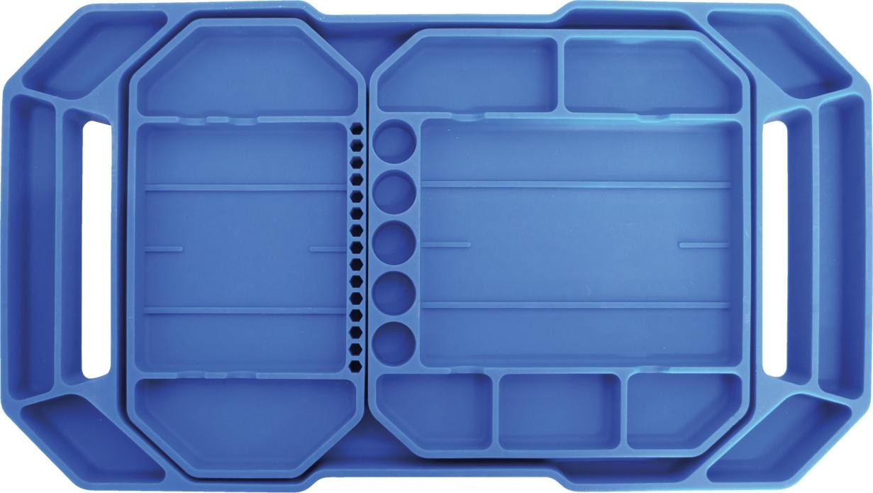 Gedore Silikon-Aufbewahrungsmatte, 3-tlg., 295 mm, 31 mm, 530 mm, 2,5 kg KL-4991-101