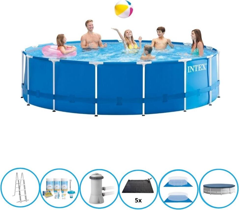 Kovový rám bazéna Intex - Súprava na kúpanie - 457x122 cm