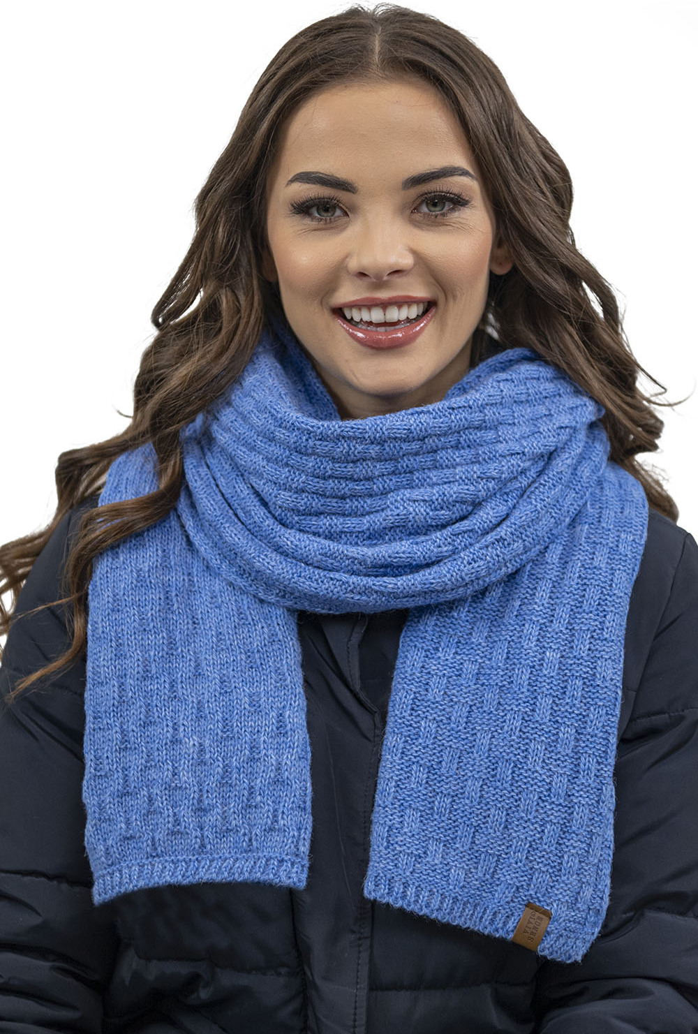 VIVISENCE Damen Loop Schal | Baumwolle Strick Schlauchschal | Winter Schal Weich Und Warm