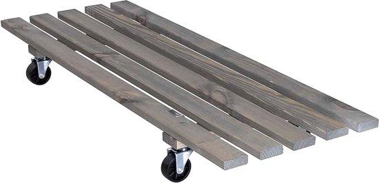 OEM Holztrolley Doppel 79x29x8,5cm Grau Innen/Außen 2026