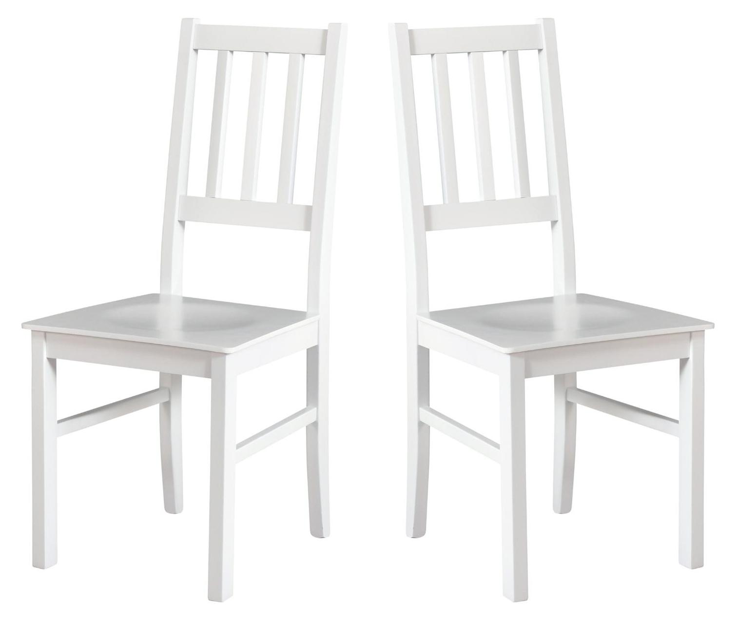 LeafDesign ESSZIMMERSTUHL - 2er-Set Bos 4 D weiss weiss 2Bos 4 Dweissweiss