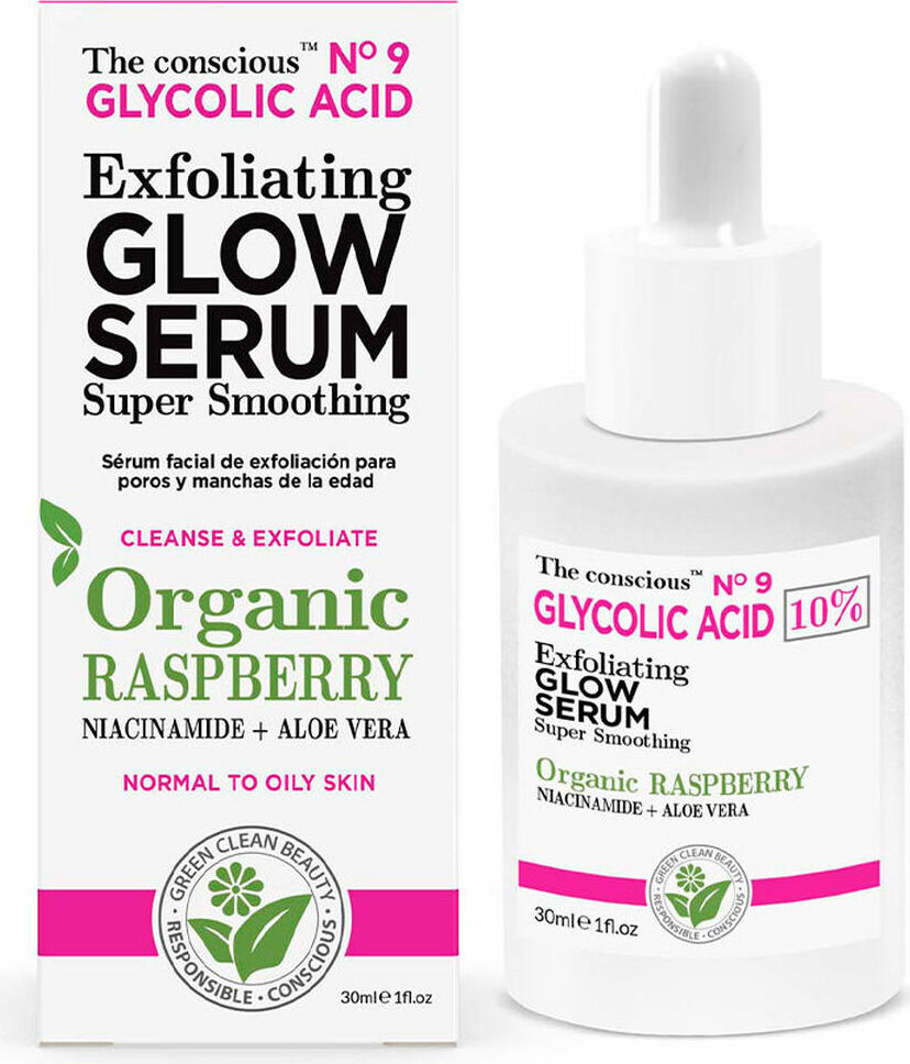 Peelingserum The Conscious Glycolic Acid Himbeere 30 ml