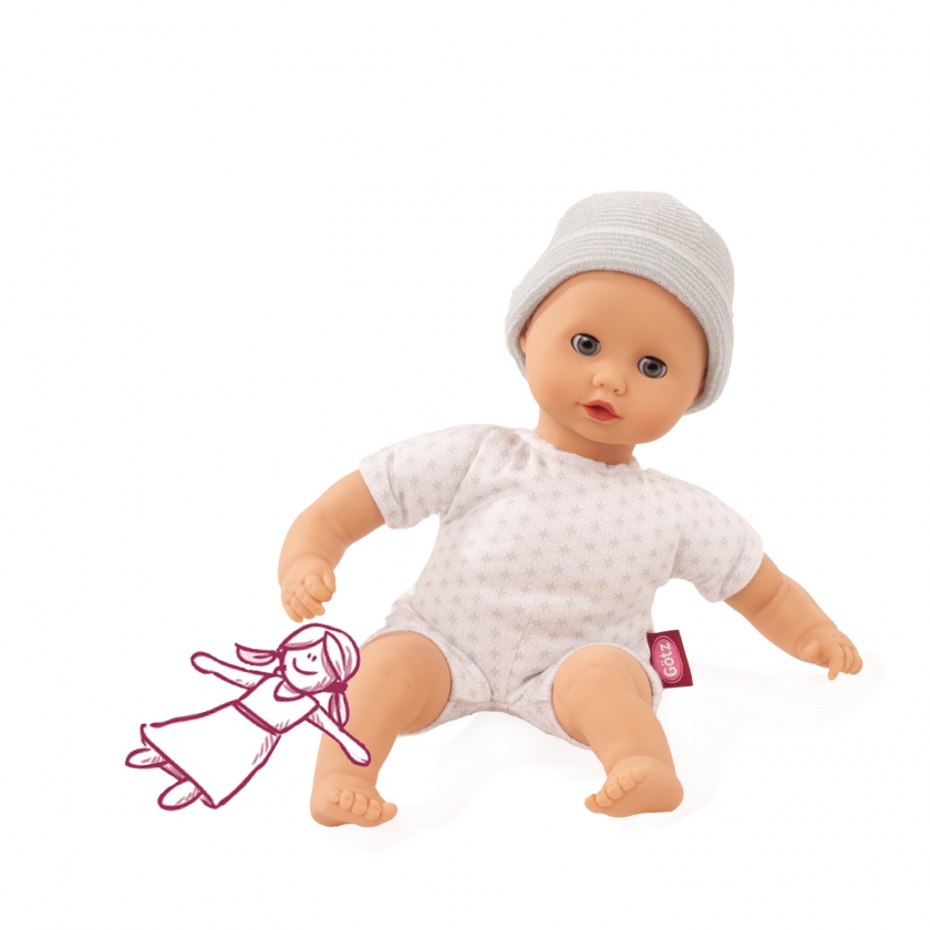 Götz Muffin zum Anziehen, haarlos, Schlafaugen, 33 cm 2320955
