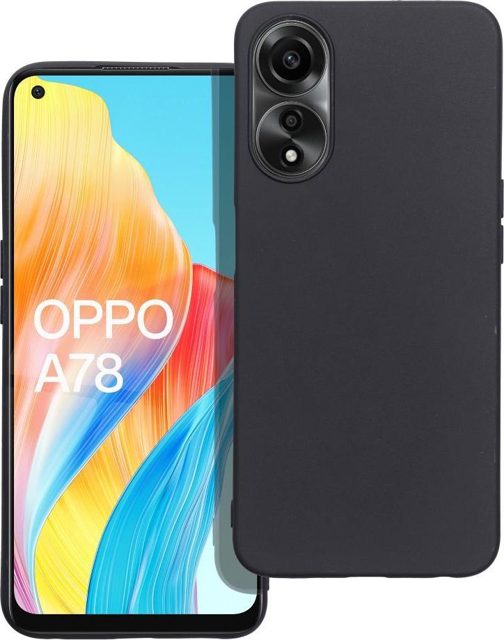 Puzdro na mobilný telefón MATT vhodné pre OPPO A78 5G čierne