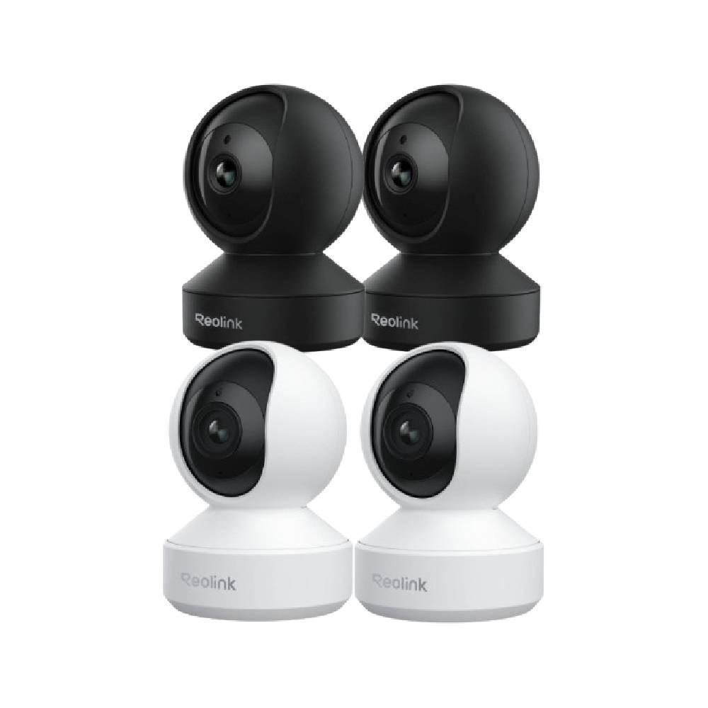 Reolink E1 Pro, 2K+ 5MP WiFi vnútorná monitorovacia kamera, otáčanie a naklápanie, inteligentná detekcia, automatické sledovanie, detekcia plaču dieťaťa, 4 kusy