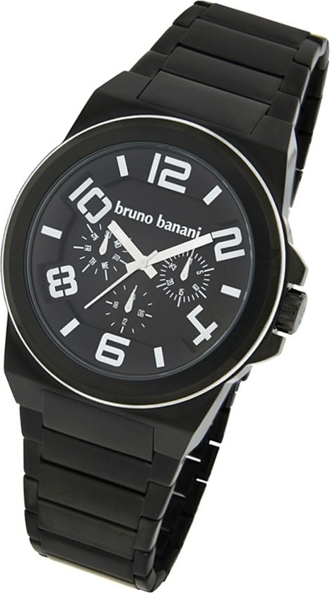 Bruno Banani Zelos BR21124 Schwarz Herren Armbanduhr
