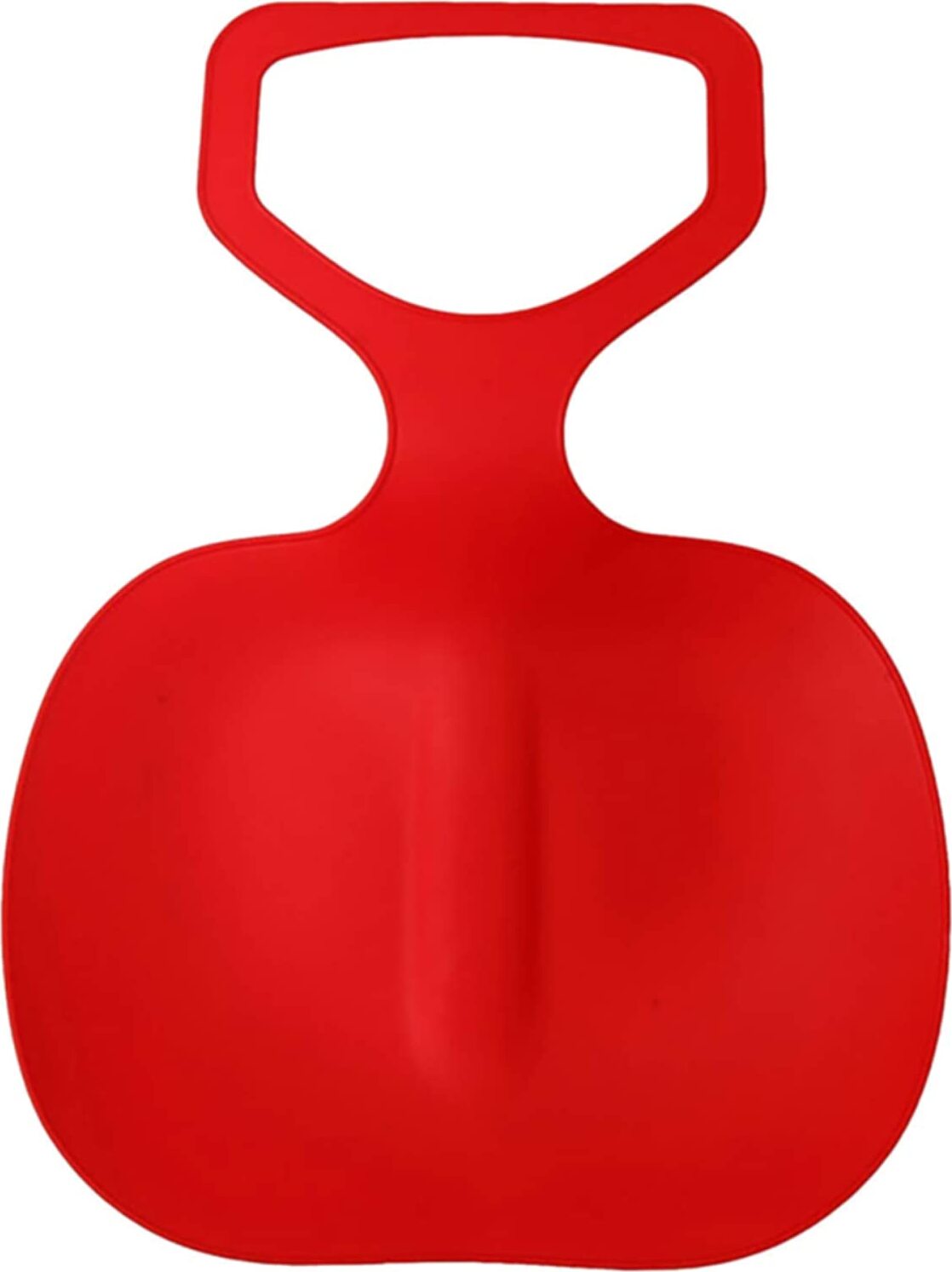 ASKSA Schneeschlitten Kinder Schneerutscher Poporutscher Schnee Flexibel Kunststoff Rutscher Schlitten(Rot)