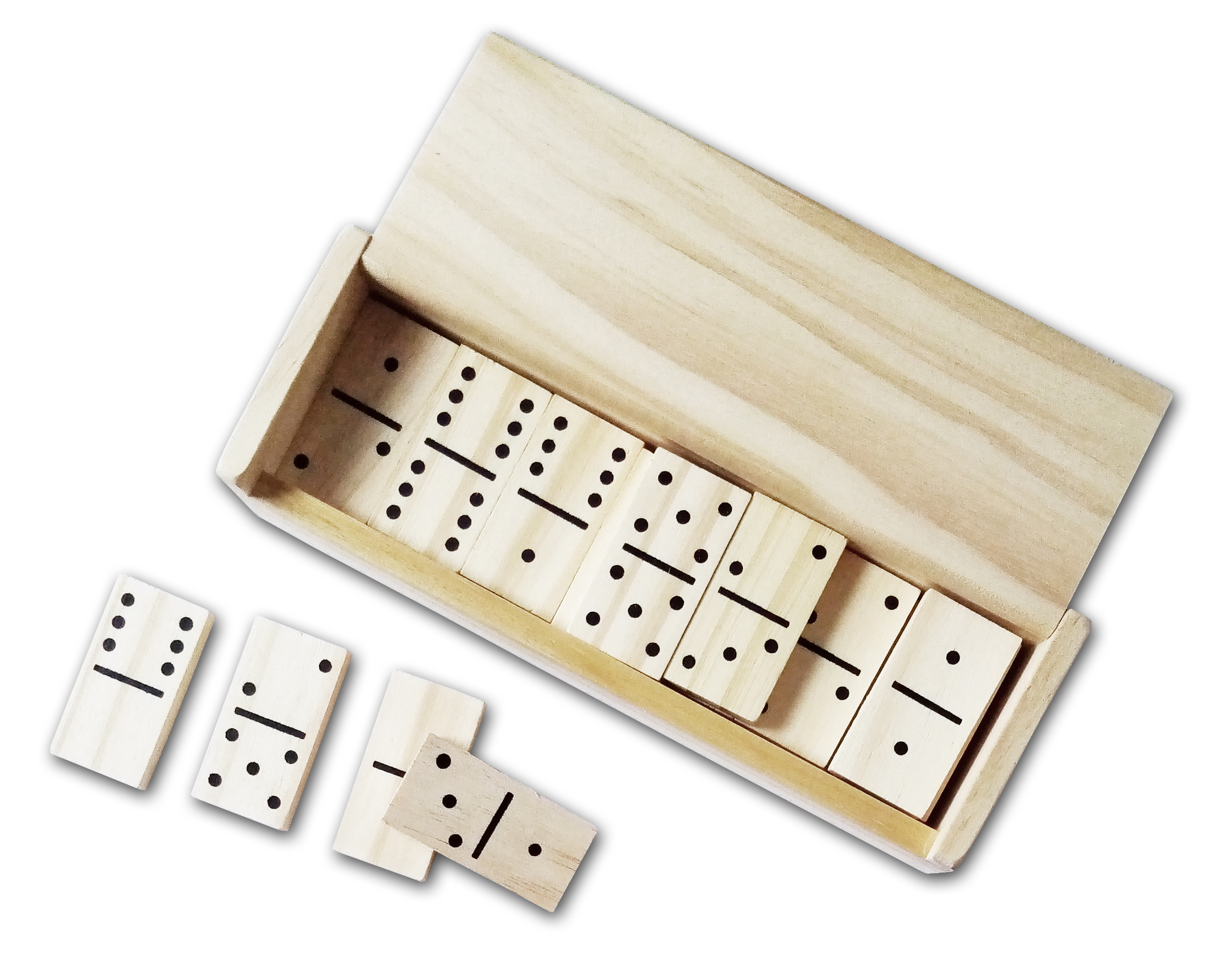 Dominospiel 28 Dominosteine Domino Spiel in der Box 19 X 11,5  cm Игра Домино 