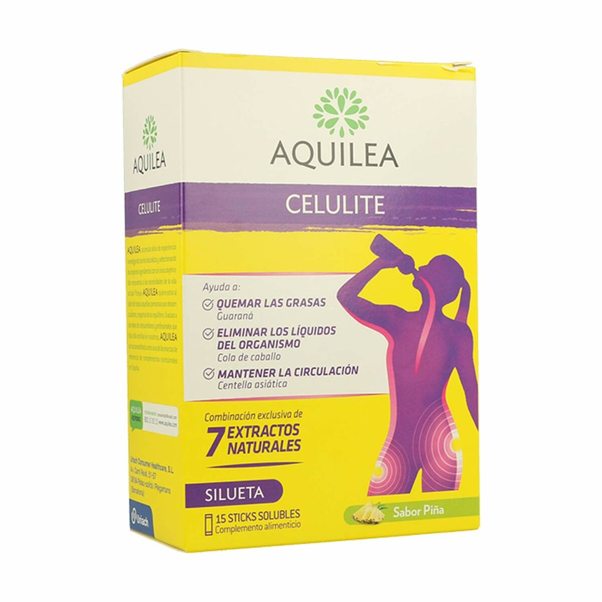 Aquilea Celulina Behandlung für Cellulite 15 Trinkstäbchen à 10 ml Celulite