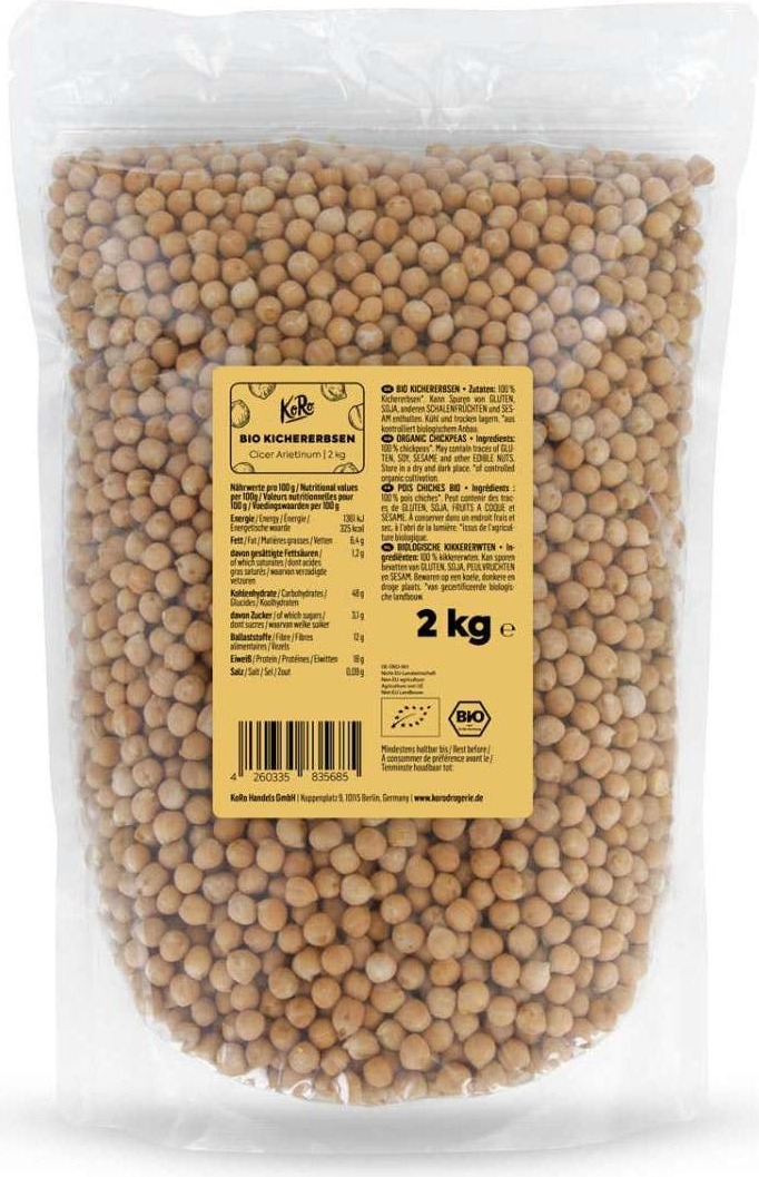 KoRo |Kichererbsen 2 kg YF-SCBH-BWEB