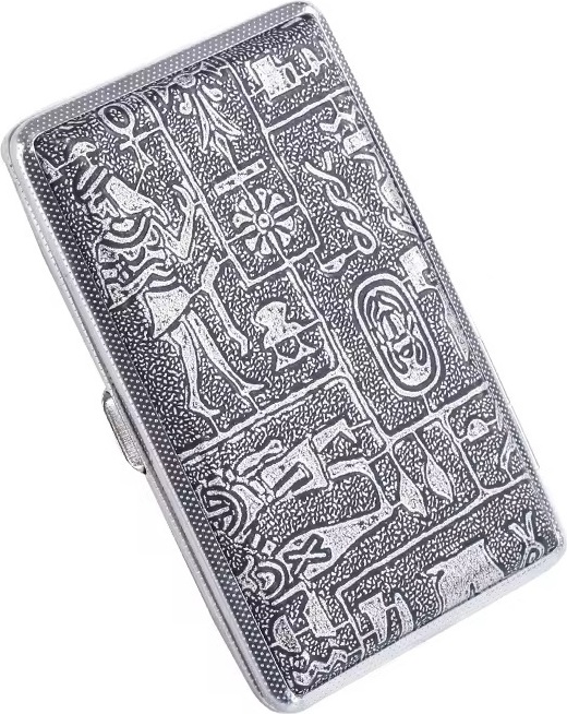OEM Schnupftabakdose Small Hieroglyphen - Silber KP31317 FT09318