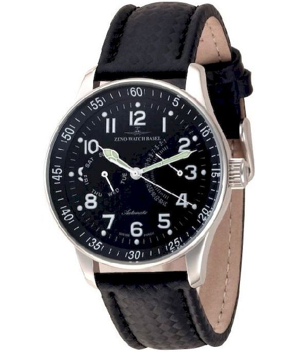 Zeno-Watch - Náramkové hodinky - Pánske - Chrono - X-Large Retro Retrograde - P592-s1