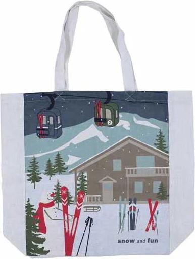 Det Gamle Apotek Tasche Winter Spaß 41x36x13cm