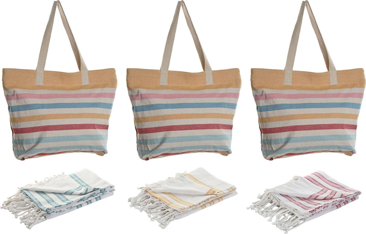 Damen Handtasche Home ESPRIT Bunt 37 x 12 x 36 cm (3 Stück)