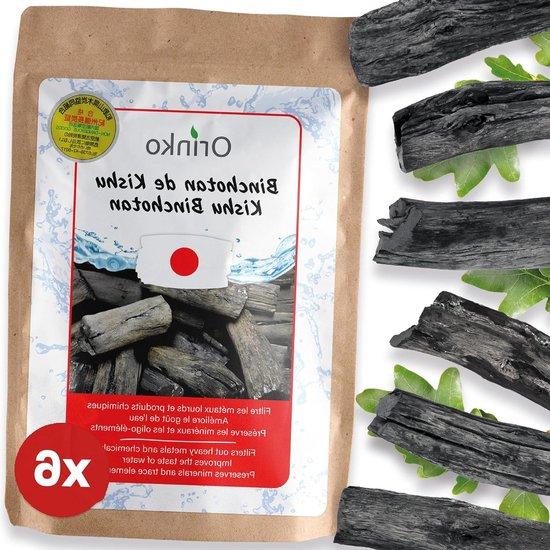 Famanu Kishu Binchotan Aktivkohle Wasserfilterstäbchen - Set von 6 - 150g SHSHOP