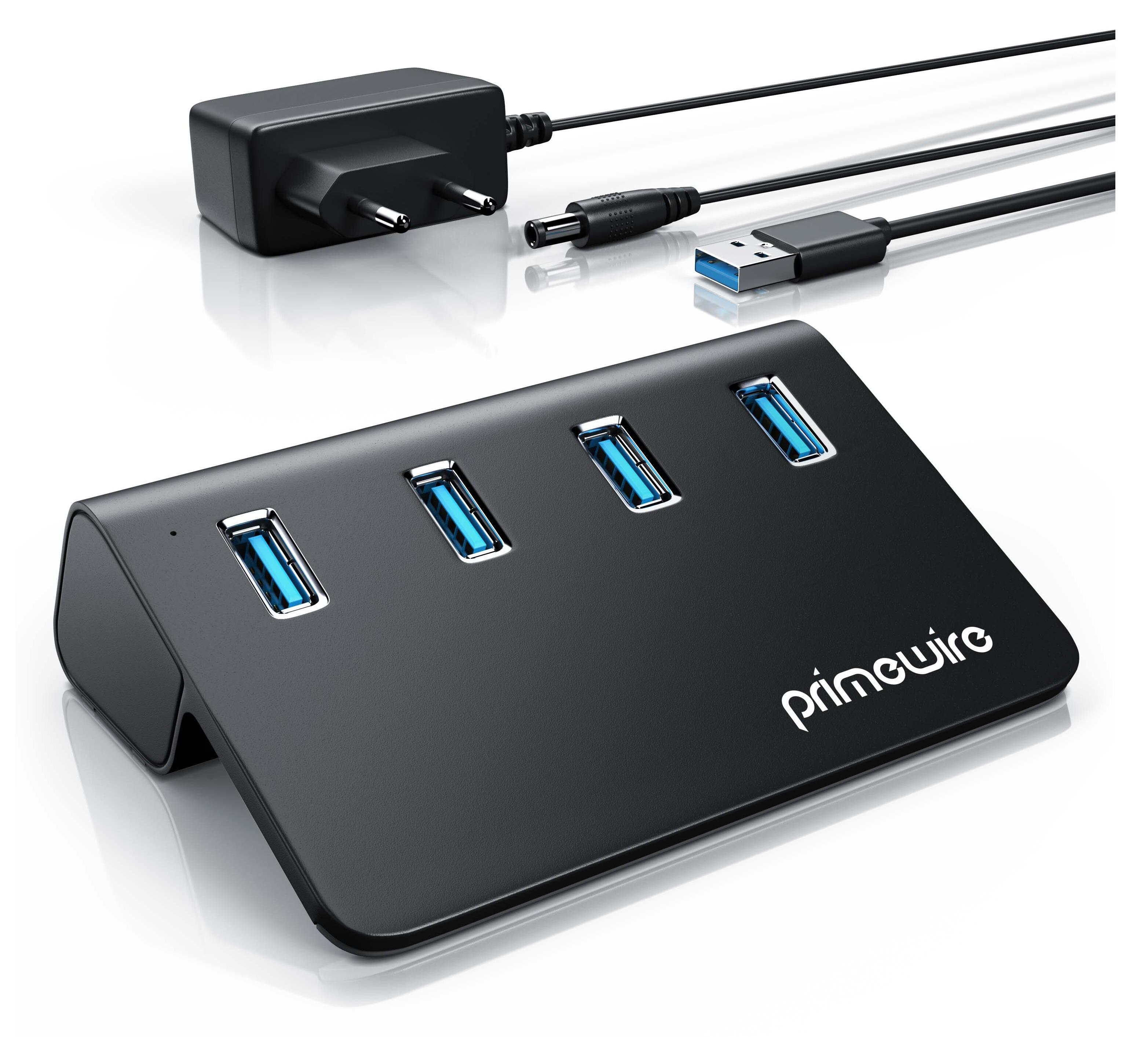 HUB 7 porte USB e alimentatore