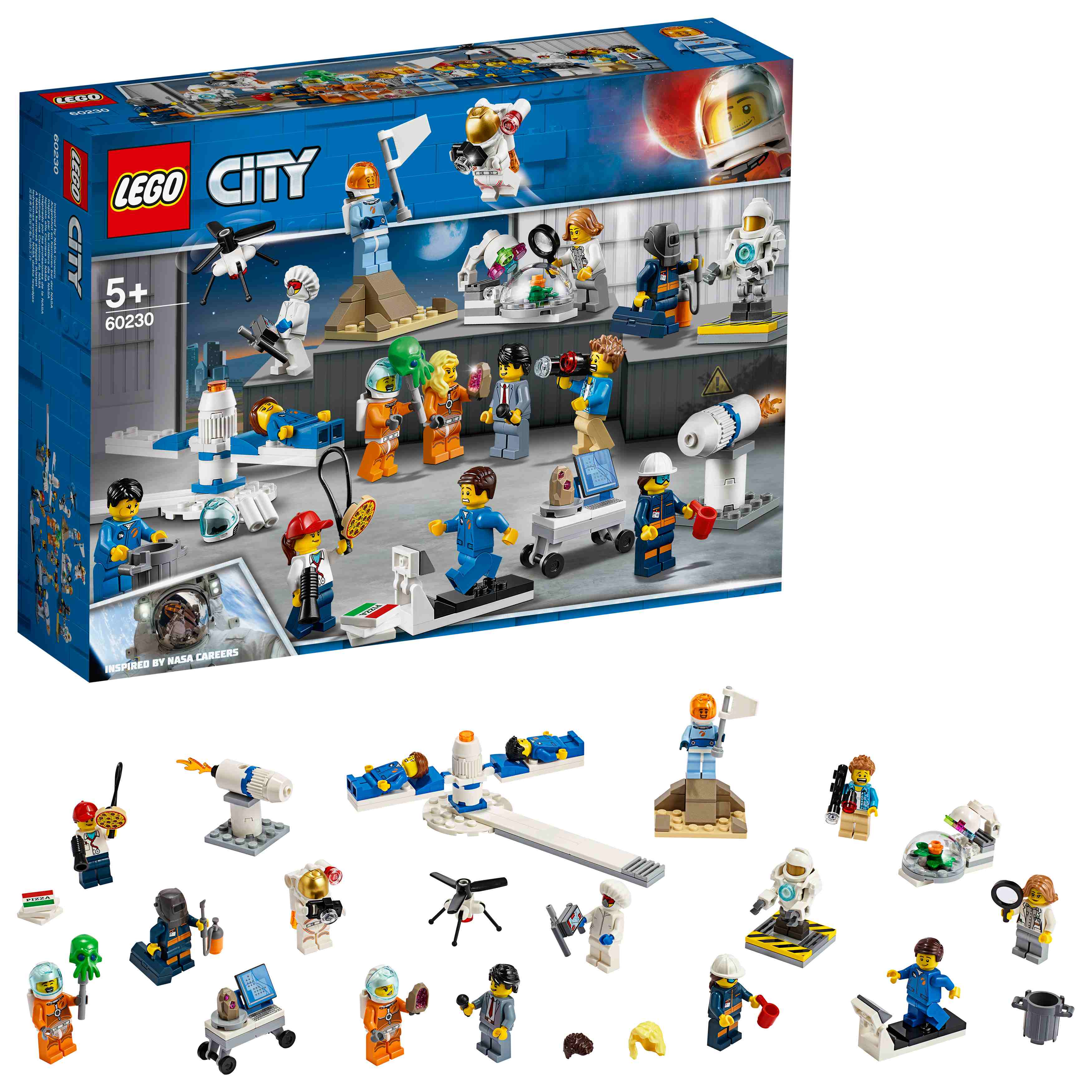 A - LEGO City 60230 - Stadtbewohner – Weltraumforschung & -entwicklung