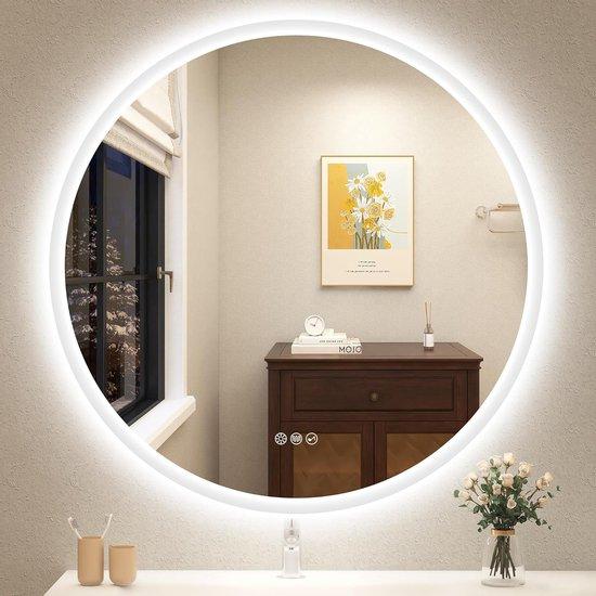 OEM Runde Badezimmer-Spiegel mit Dimmfunktion und Bluetooth 80cm 2026