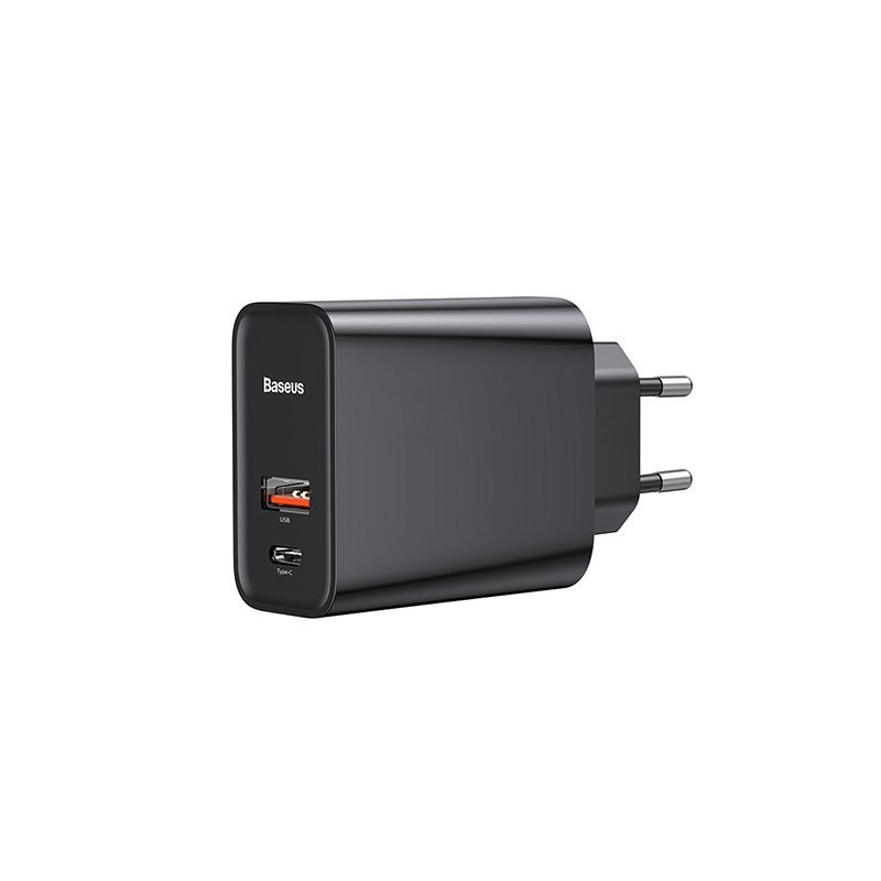 Baseus Zubehr Wandladegert Baseus Speed PPS USB-A + USB-C QC 3.0 PD 30W 5A, Schwarz CCFS-C01