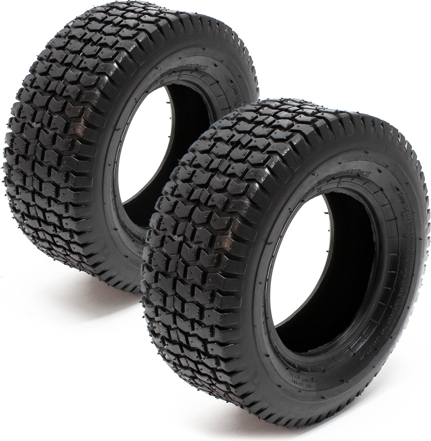 Wiltec 2x plášť pneumatiky Kryt pneumatiky Plášť pneumatiky Jazdecká kosačka Traktor na trávu 13x5.00-6 Vzor oka
