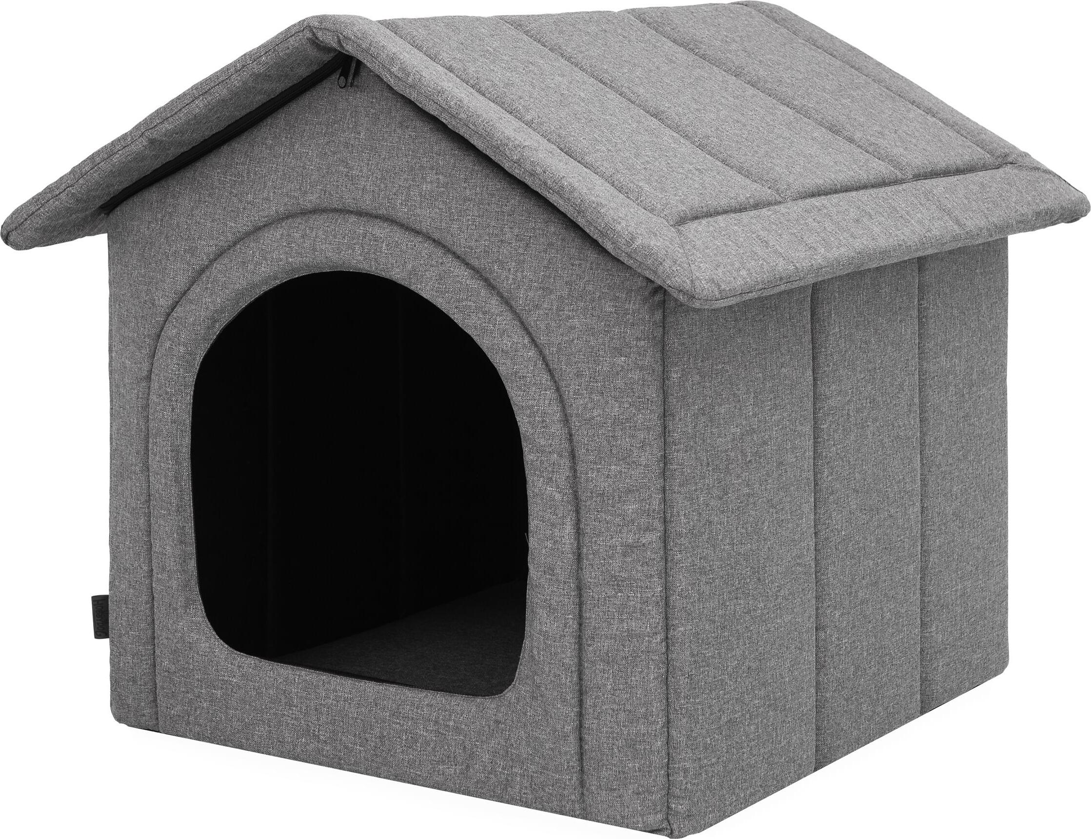 TexCorp Hundehütte Stoff faltbar für Hunde & Katzen (60x70x63 cm) | Hundeecke, Ruhebereich, Zwinger, Tierheim, Hundezwinger | Doggy R5 BUEGRE2