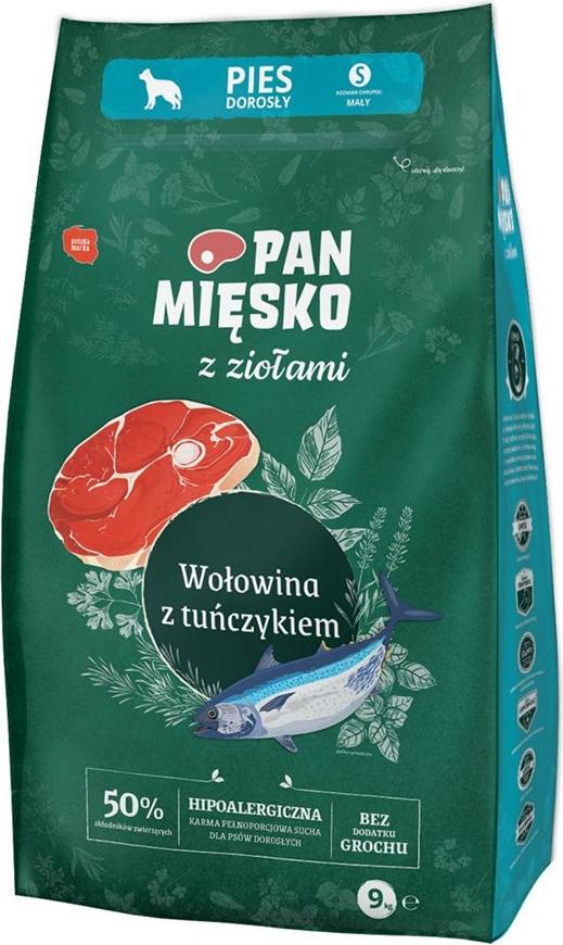 Pan Miesko Mr. Meat Rindfleisch mit Thunfisch Adult S 9kg