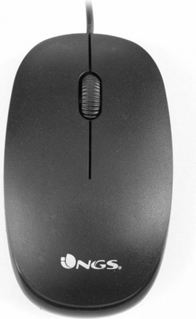 Optische Maus NGS GRAYFLAME Schwarz 1000 dpi