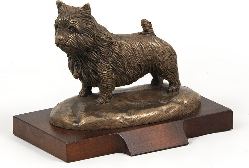 Norwich Terrier - Hundestatue, Figur für Büro, Trophäe für Hundeausstellung von Art-Dog brand
