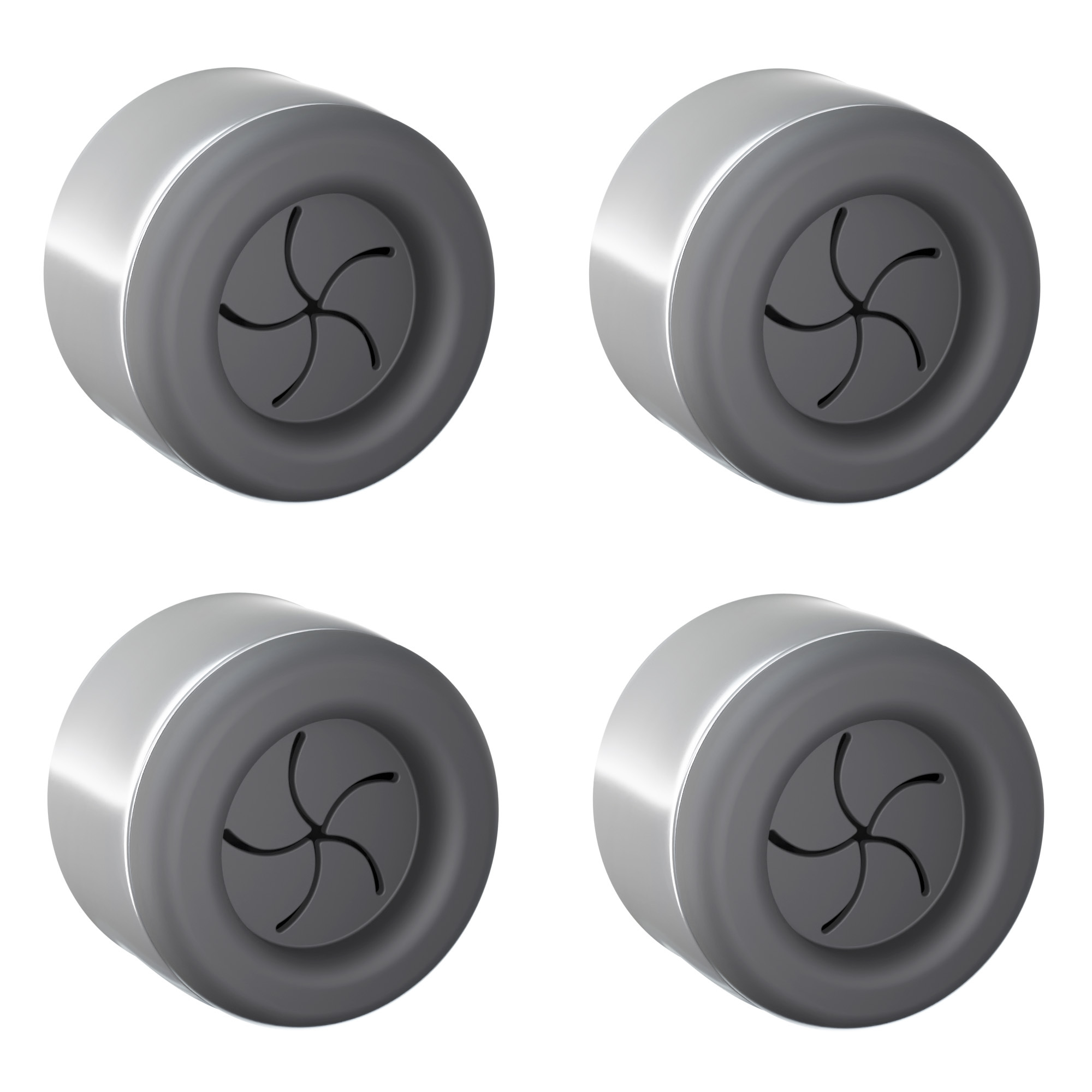 4 Ganci Porta Asciugamani Autoadesivi In Acciaio Inox - Adesivi Per Bagno E Cucina - 7,5 X 5 Cm - Senza Fori - 2