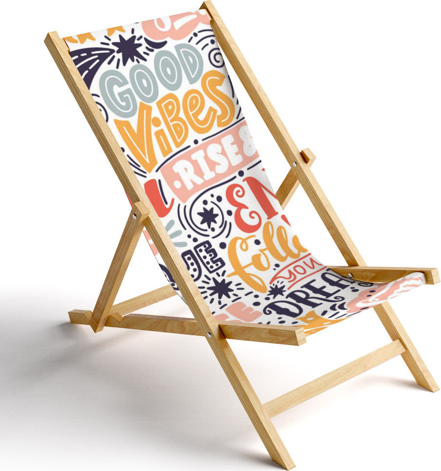 Displayhersteller Liegestuhl Typographie bunt 13-1068-typographie-bunt-p