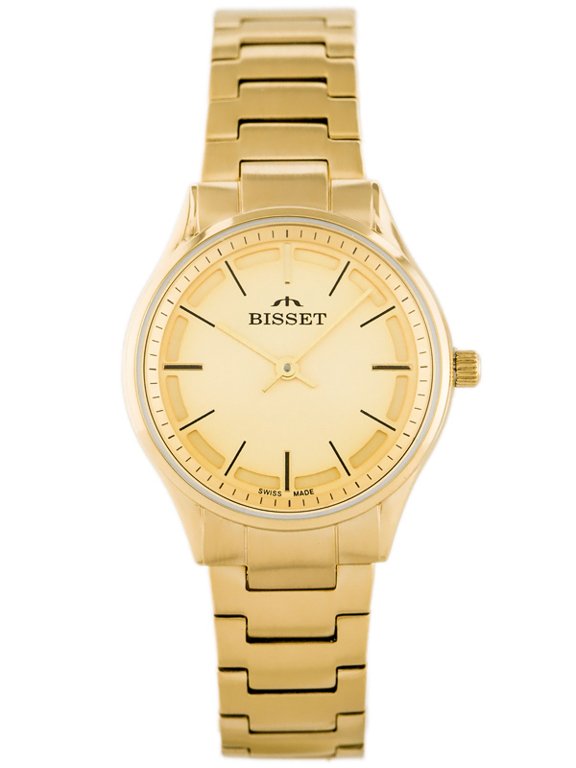 Dámske hodinky Bisset BSBE67 – zlaté (zb557e)