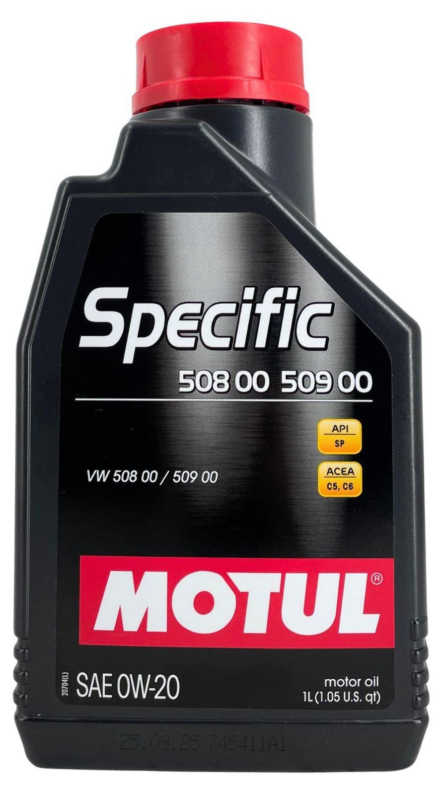 MOTUL 107385 Motoröl 0W20 Spezifisch 508, 509 1L x
