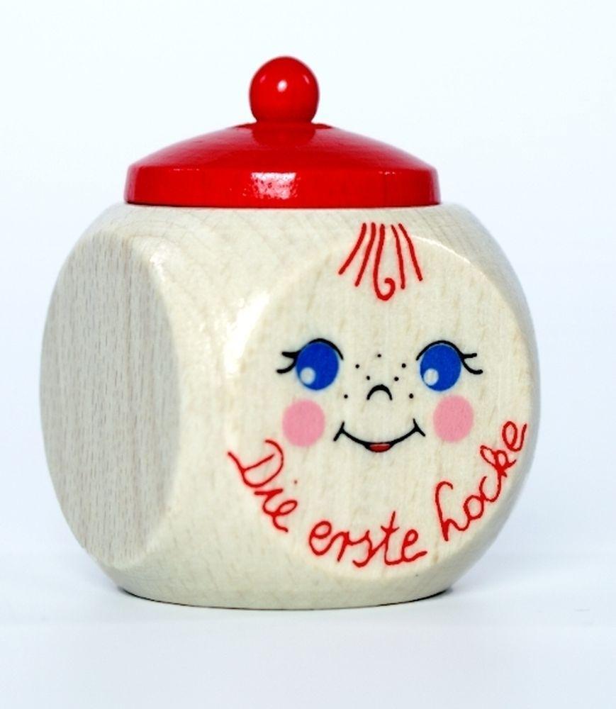Hess Holz Spielzeug GmbH & C Holzspielzeug Holzdose für Haarlocken BxLxH 40x40x55mm NEU 14355