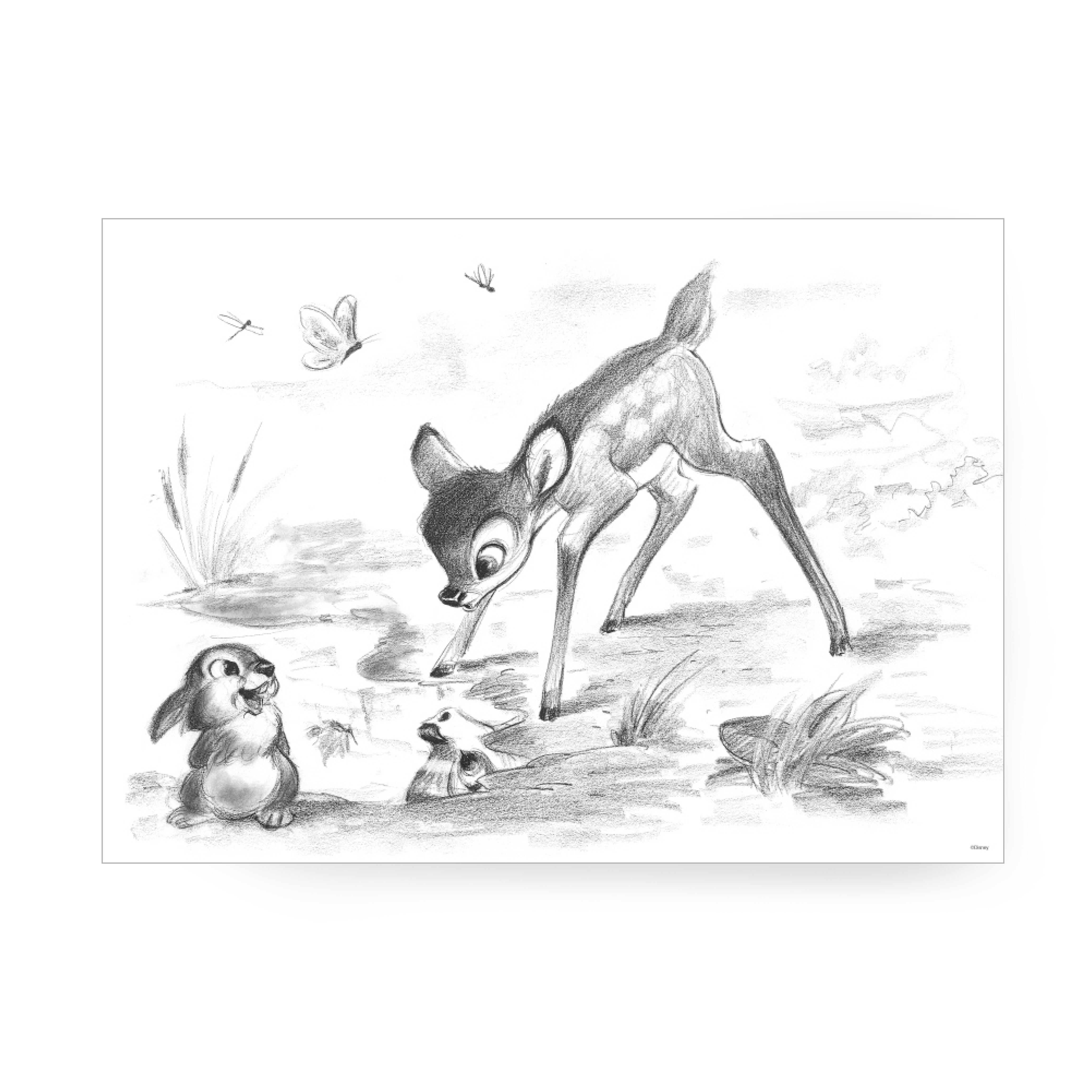 Disney - Leinwand - Bambi & Klopfer - 50x70