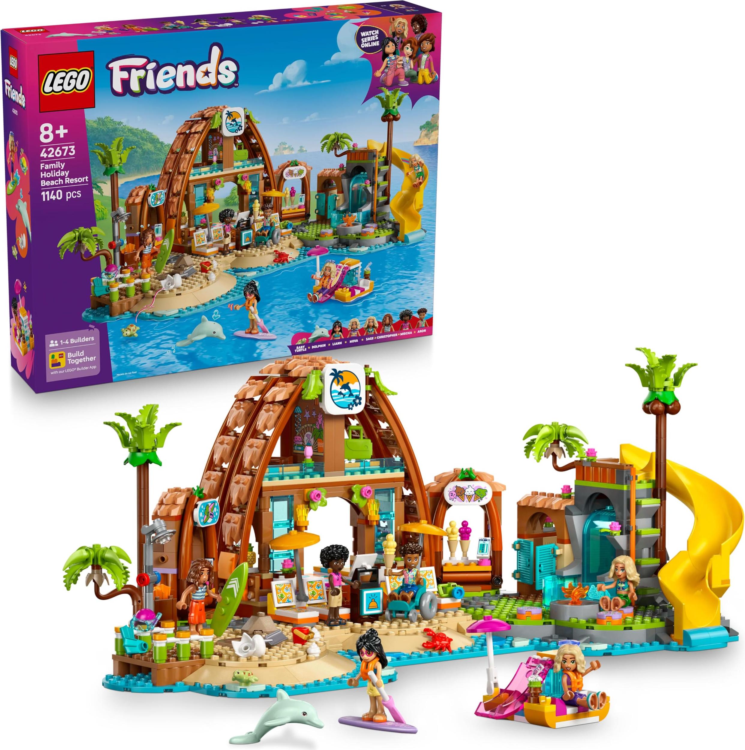 LEGO® Friends 42673 Rodinná dovolenka na pláži