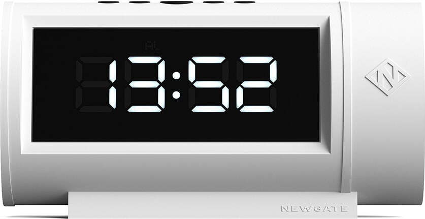 Newgate Pil - LED-Wecker in Weiß LED/PIL2