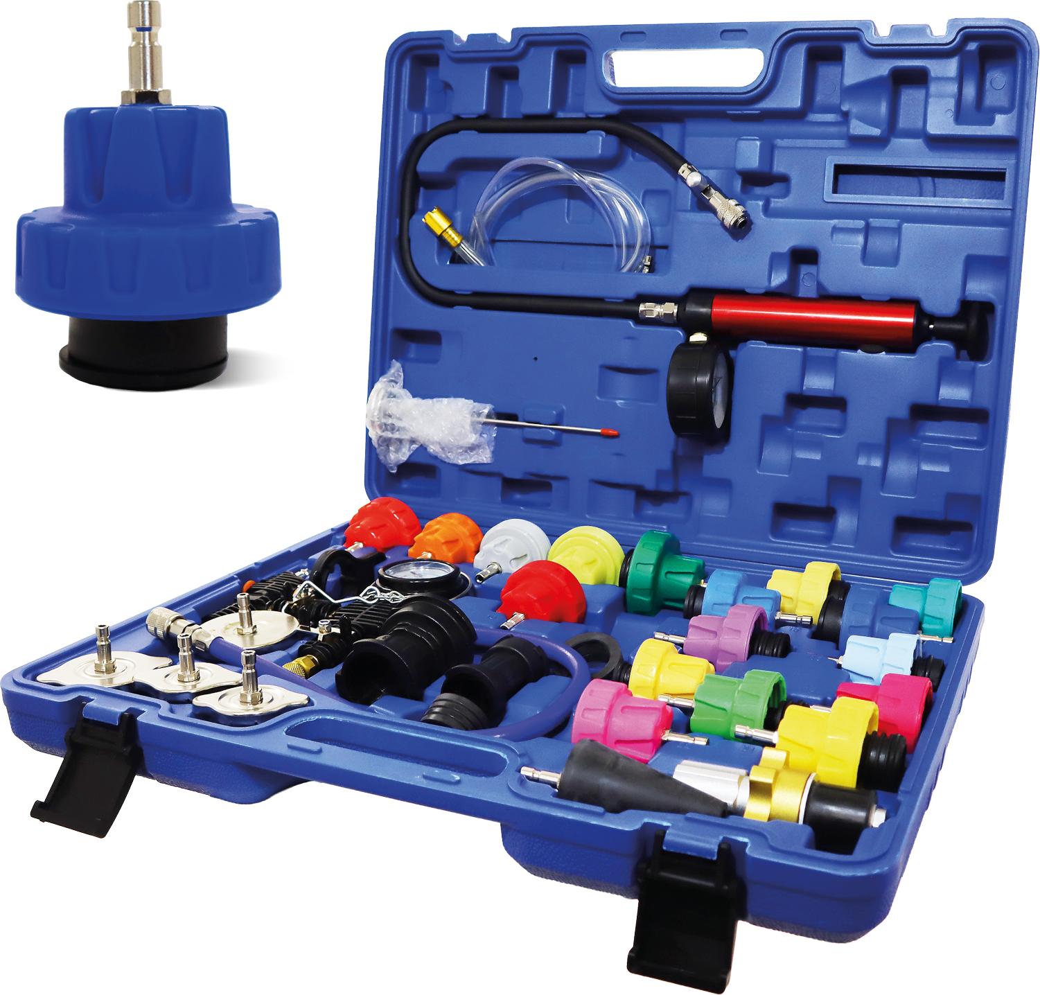 Bituxx 34tlg. Kühlsystem Abdrückgerät Entlüftungsgerät MS-19592