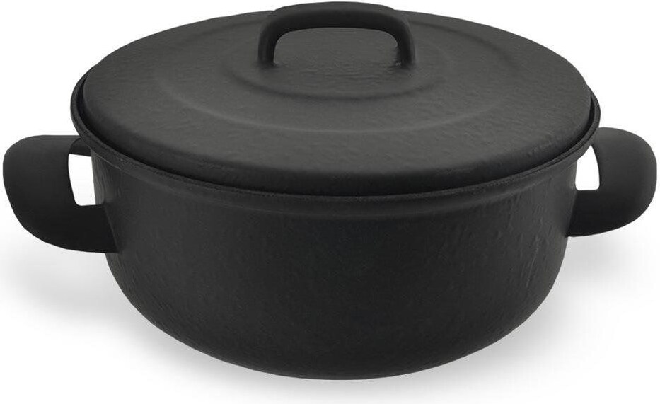 Belis Universal-Kochtopf Emaille-Topf emaillierter Topf mit Deckel 20 cm 3 L