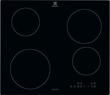 Electrolux CIB60424CK, Čierna, Vstavaný, 60 cm, Indukčná varná doska so zónami, Sklokeramická, 4 zone(s)