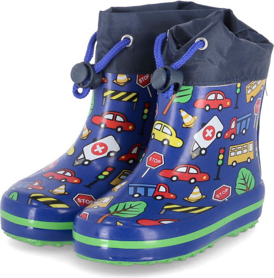 Beck 863 34 Warmfutter Gummistiefel Traffic Dunkel-Blau, Blau, Gr. 22 863-34 TRAFFIC