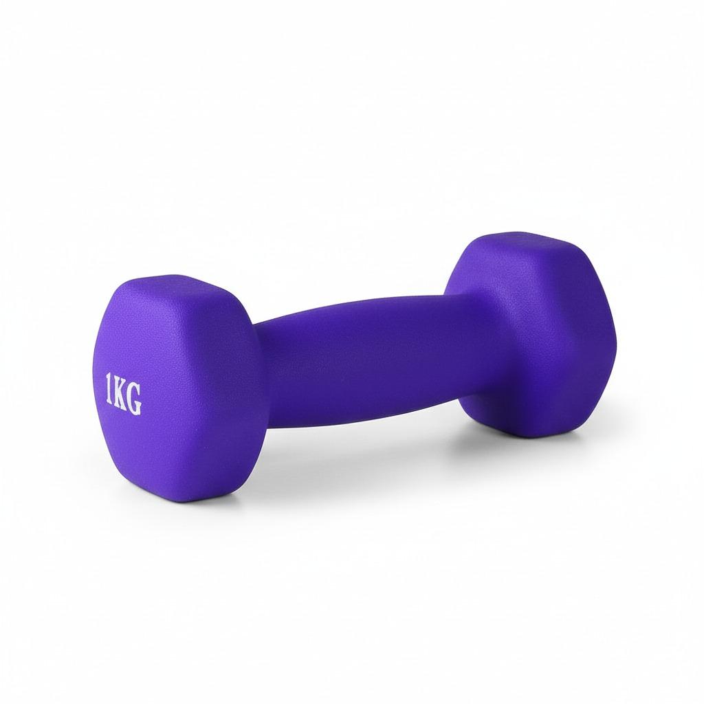 Pretorians Hantel 1 kg Kurzhantel, Krafttraining zuhause, Fitnesstraining 1 Stück