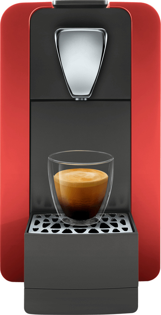 Cremesso Compact One II Glossy Red - Kaffeekapselmaschine für das Schweizer Cremesso System B2_758_rot_4,4