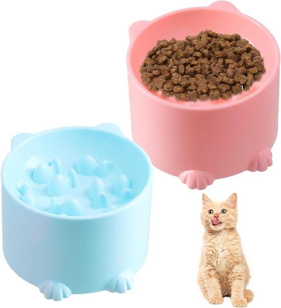 OEM Zwei-stufiger erhöhter Anti-Schub-Katentransporter Anti-Slipping-Katentransporter Komfort-Katentransporter mit Antislip-Matte für Katzen und kleine Hunde langsam fressen 2026