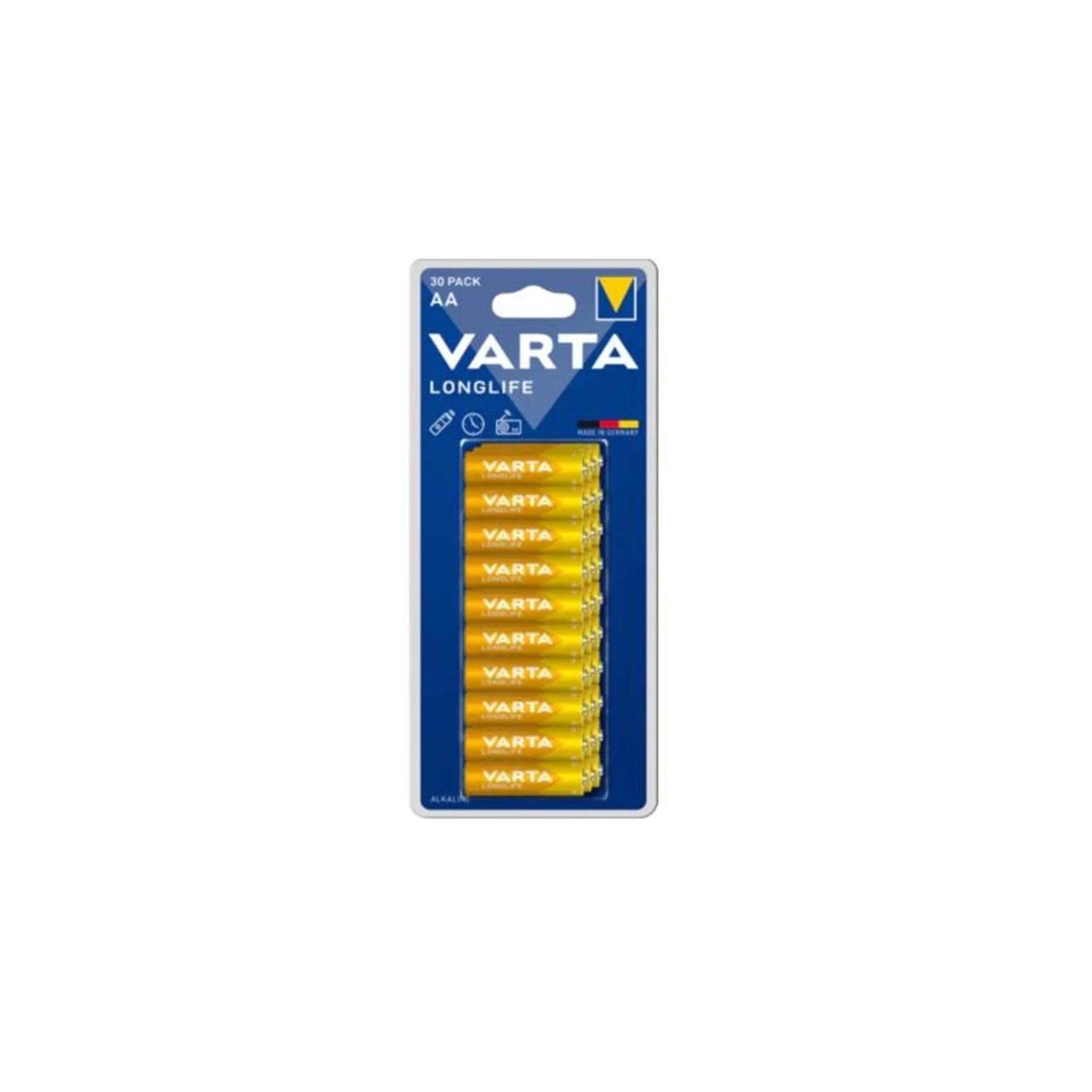 Varta Industrial – Pacco Da 4 Batterie Alcaline AA Mignon LR06, 1.5V, Alta Durata, Design Industriale - 2