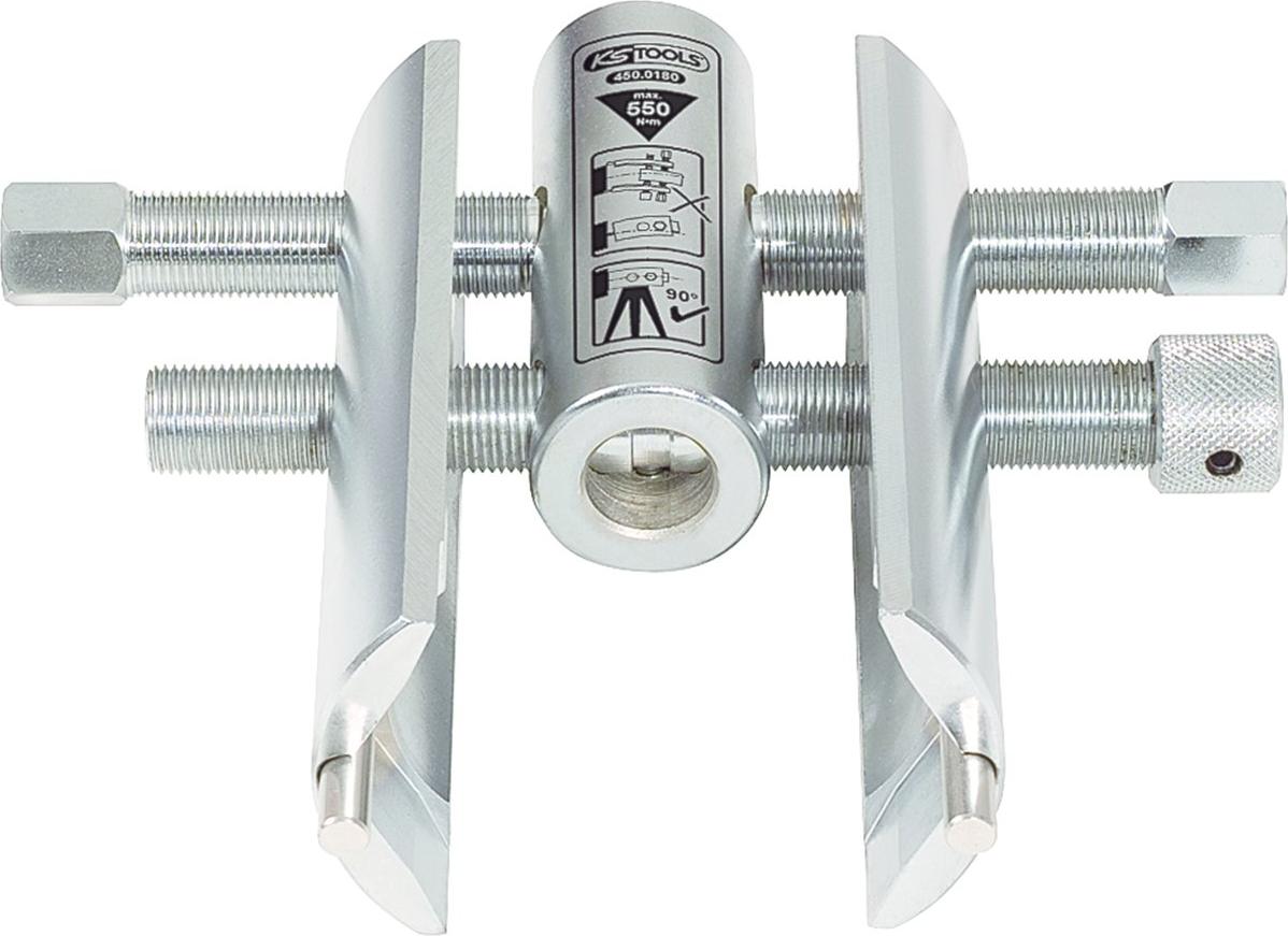 KS Tools Vario-Muttern- und Kappenschlüssel, verchromt 450.0181