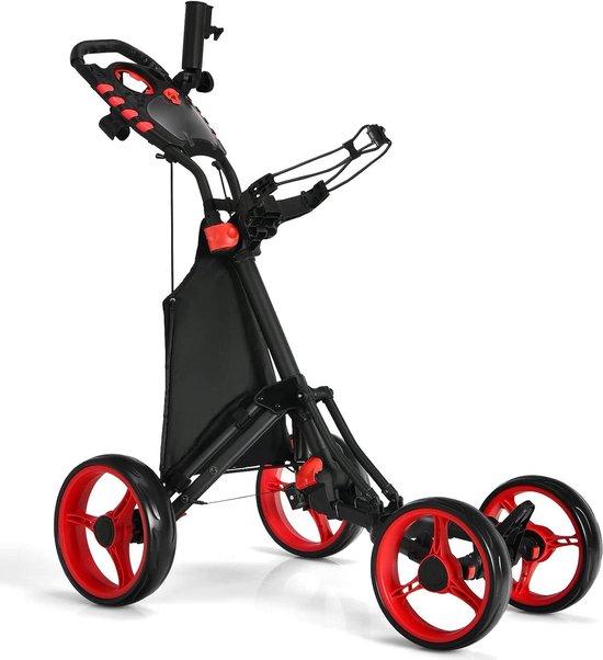 OEM Golfwagen-Licht-Opvouwbarer-Golfwagen-Vier-Rädige-Lieger-110-x-65-x-100-cm-Rot 2026
