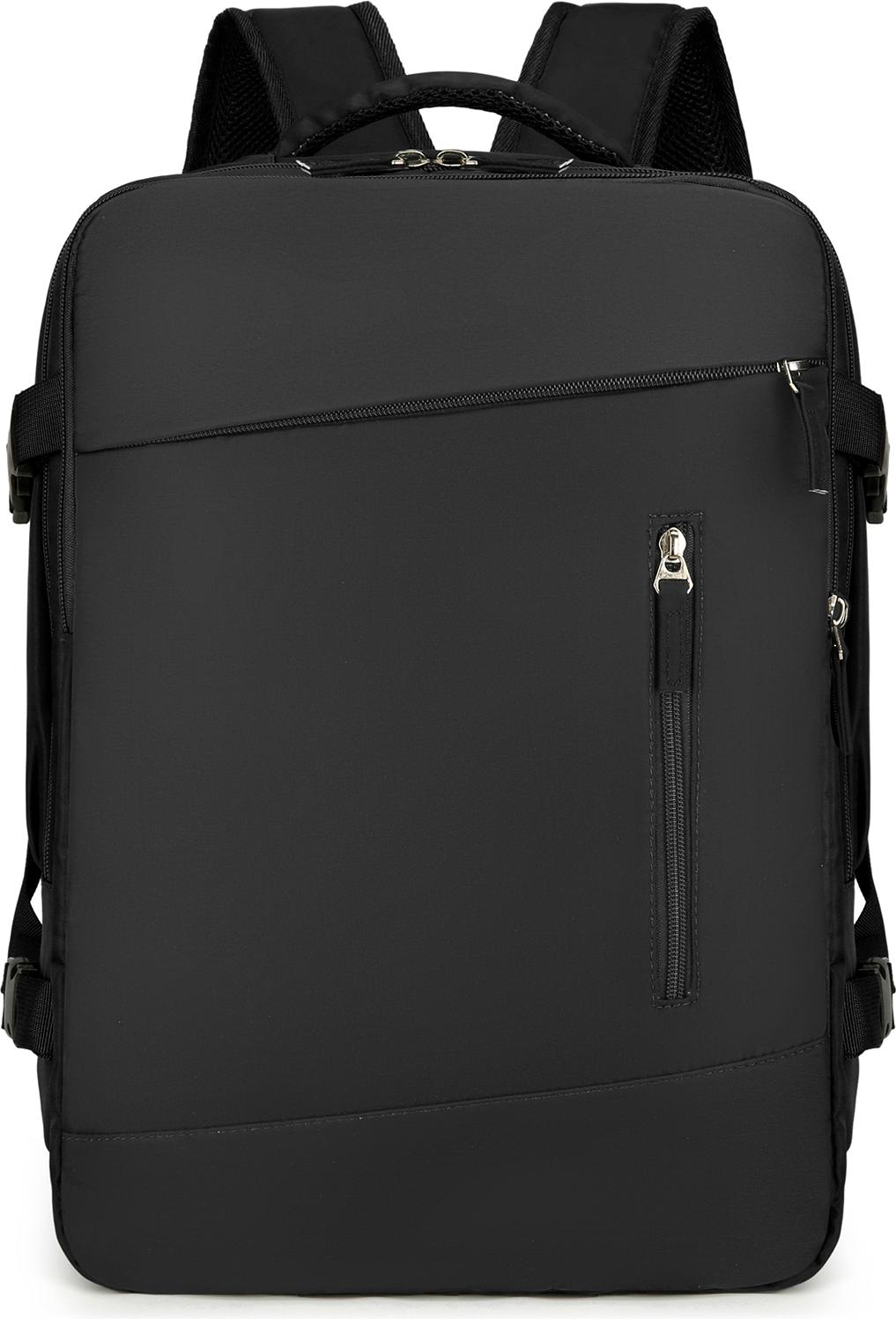 Gistuch Reiserucksack, Handgepäck, Flugzulassung, Camping, Wandern, Business, Laptop für Männer und Frauen, wasserabweisend, erweiterbar, mit Schuhfach, USB-L